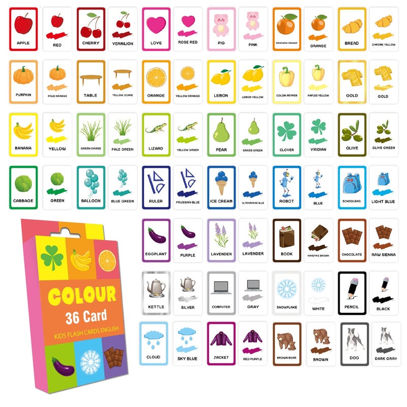Capstro Kids Early Education Digital Flash Cards – 8-in-1 Picture Learning Card Set for Toddlers with Alphabet, Numbers, Animals, Colors, Fruits, Vegetables, Counting & Time Learning - Image 4